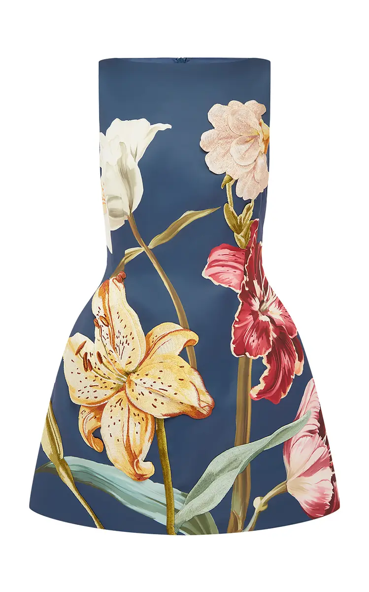 LEO LIN Ali Embroidered Mini Dress