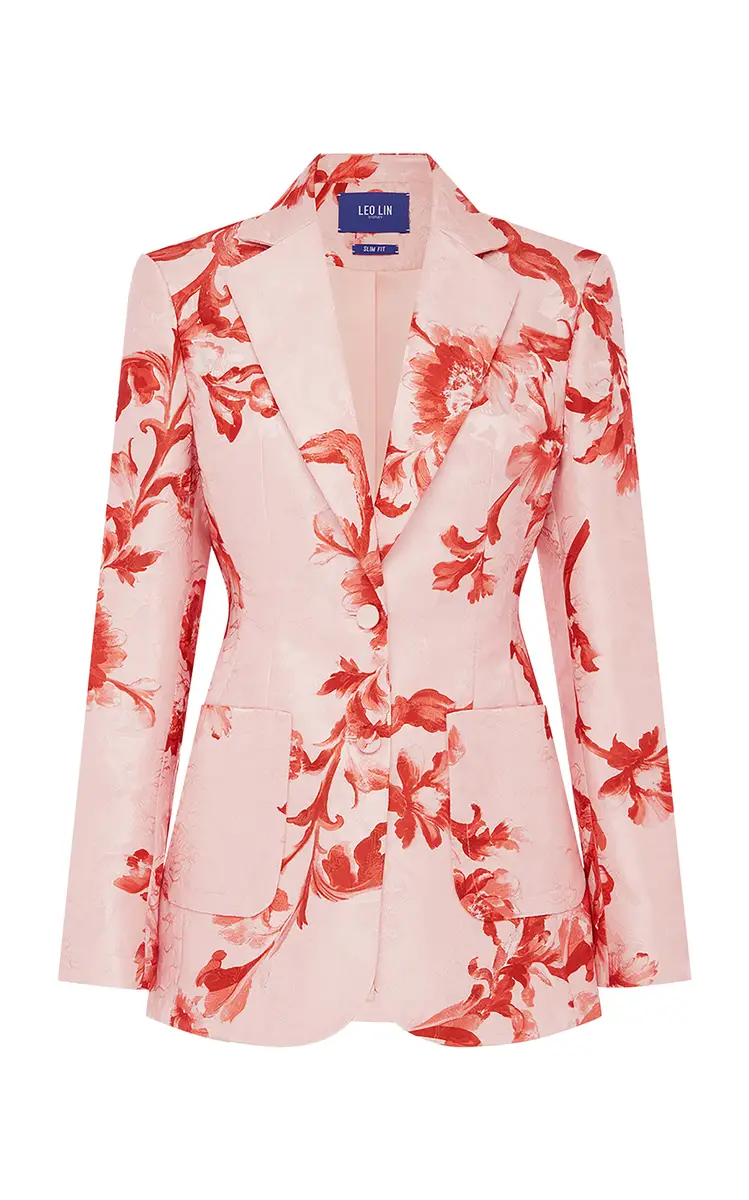 LEO LIN Jordana Jacquard Blazer