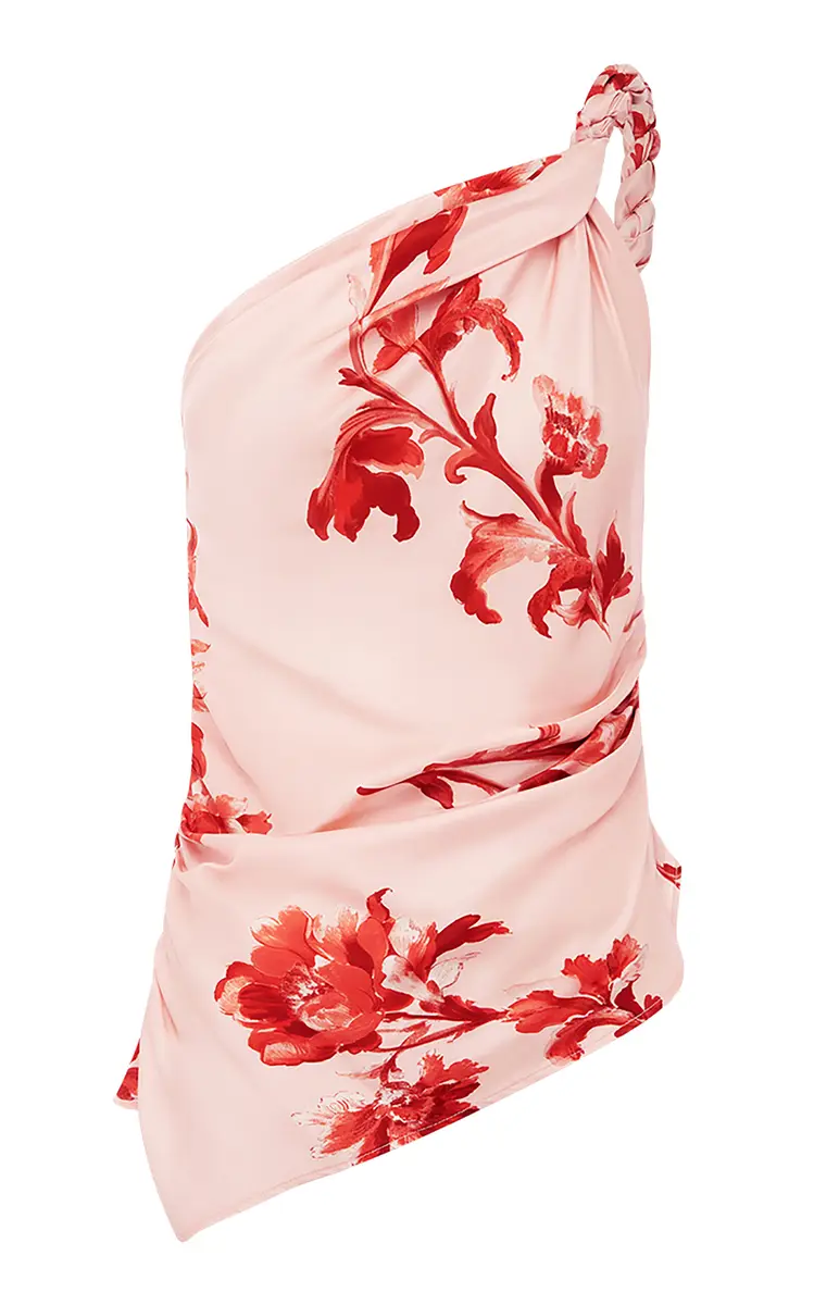 LEO LIN Sylvana One Shoulder Top