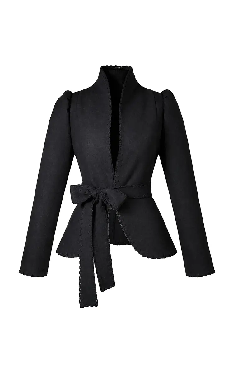 Lena Hoschek Gusti Walkjanker Virgin Wool Jacket