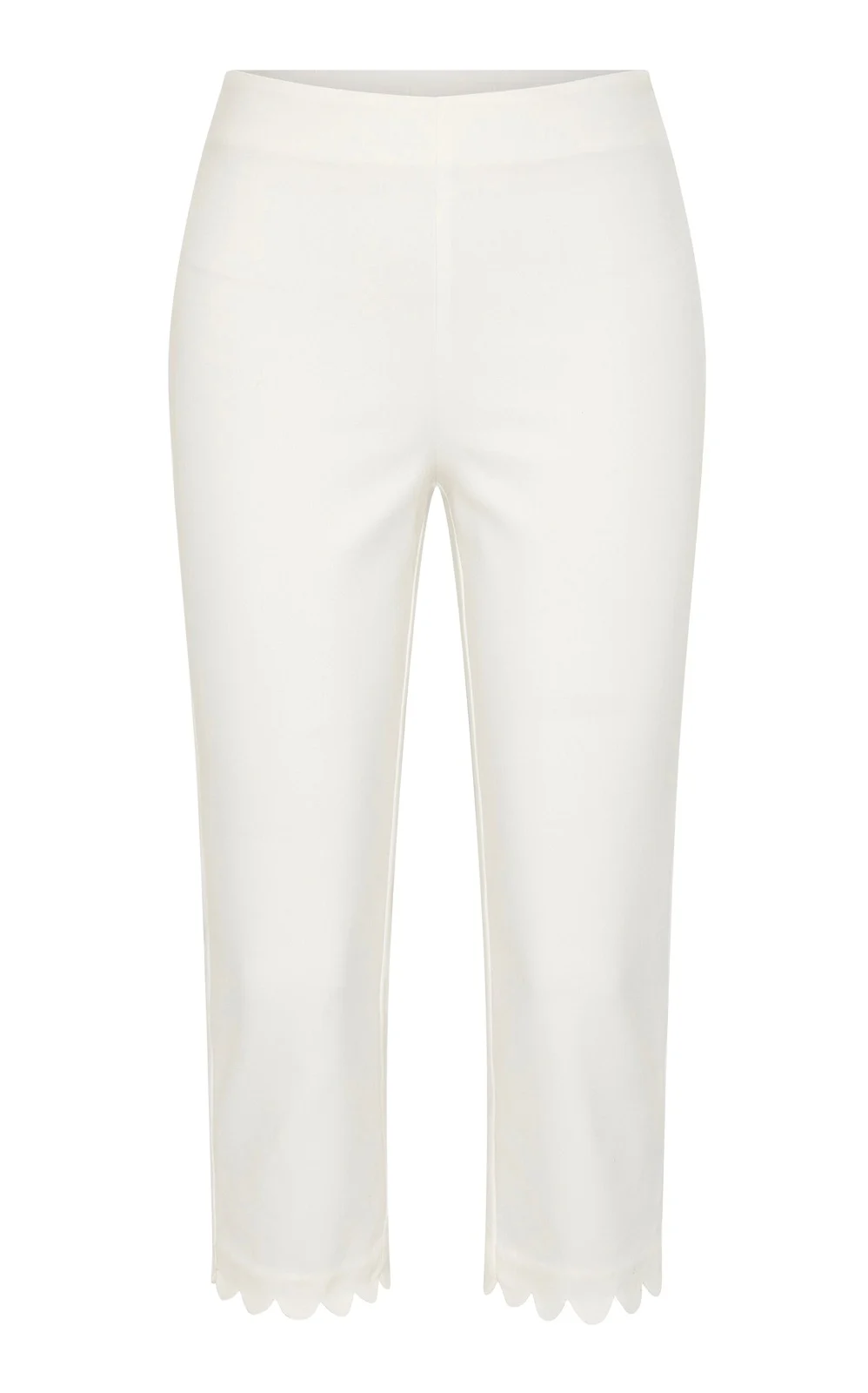 ROAME. Alfie Scallop-Hem Cotton-Blend Capris