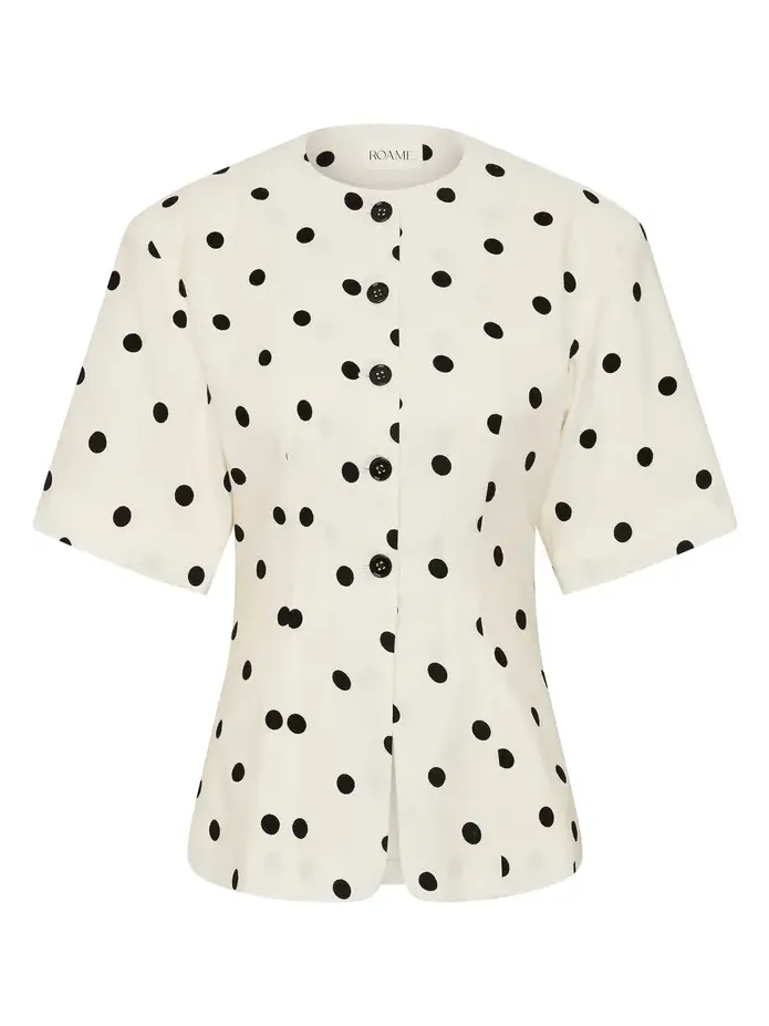 Janis Button-Front Top
