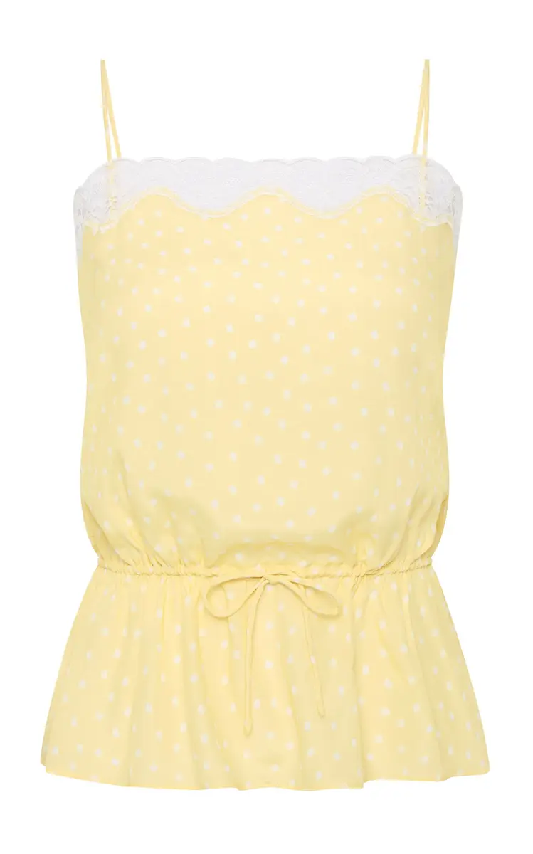 ROAME. Tansy Lace-Trimmed Cami