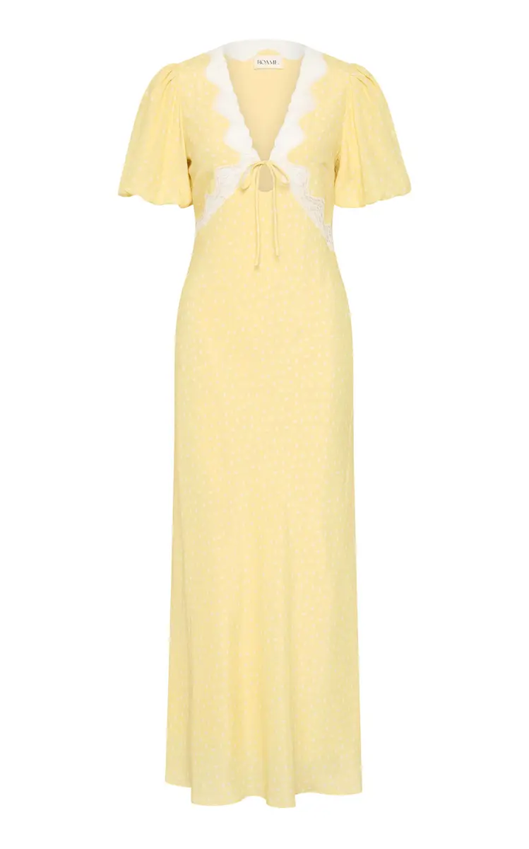 ROAME. Sunny Lace-Embellished Maxi Dress