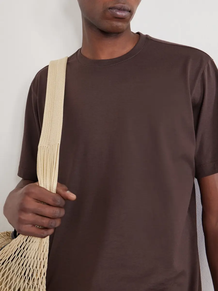 Slowear Cotton and silk-blend jersey T-shirt - Men | Thumbnail 5 Slowear Cotton and silk-blend jersey T-shirt - Men | Thumbnail 5