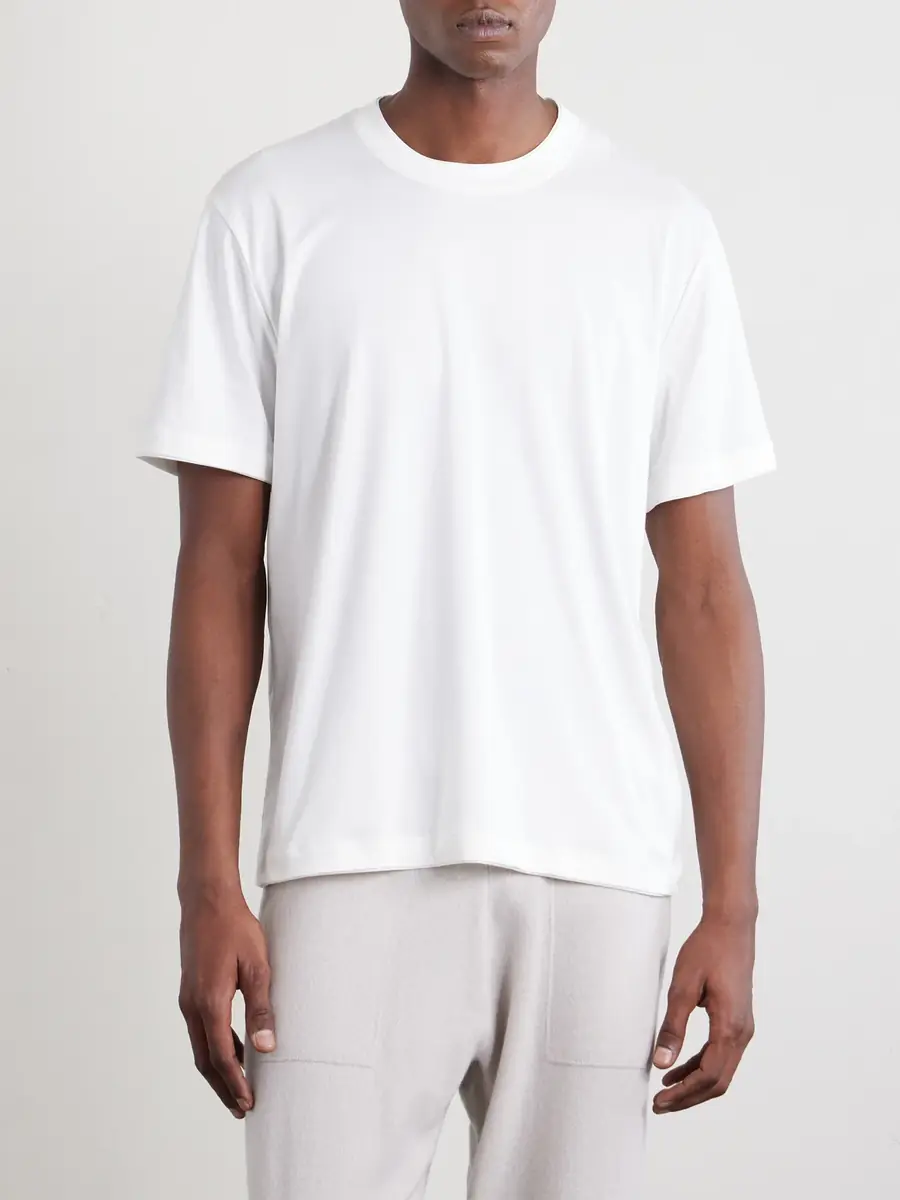 ELEVENTY Cotton and Modal-Blend Jersey T-Shirt - Men | Thumbnail 3 ELEVENTY Cotton and Modal-Blend Jersey T-Shirt - Men | Thumbnail 3