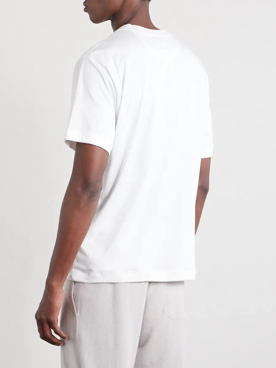 ELEVENTY Cotton and Modal-Blend Jersey T-Shirt - Men | Thumbnail 4 ELEVENTY Cotton and Modal-Blend Jersey T-Shirt - Men | Thumbnail 4