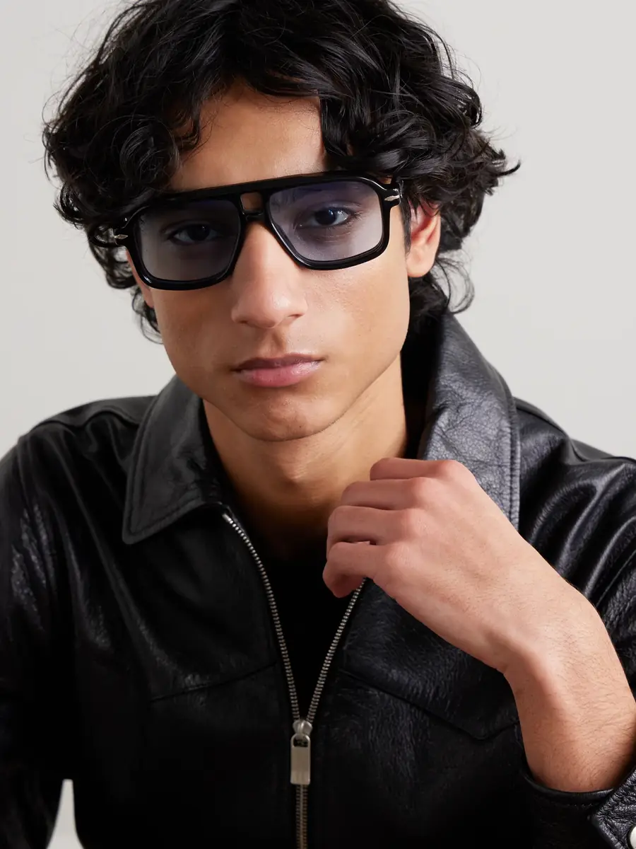 Jacques Marie Mage Elkhart Aviator-Style Acetate Sunglasses - Men | Thumbnail 2 Jacques Marie Mage Elkhart Aviator-Style Acetate Sunglasses - Men | Thumbnail 2