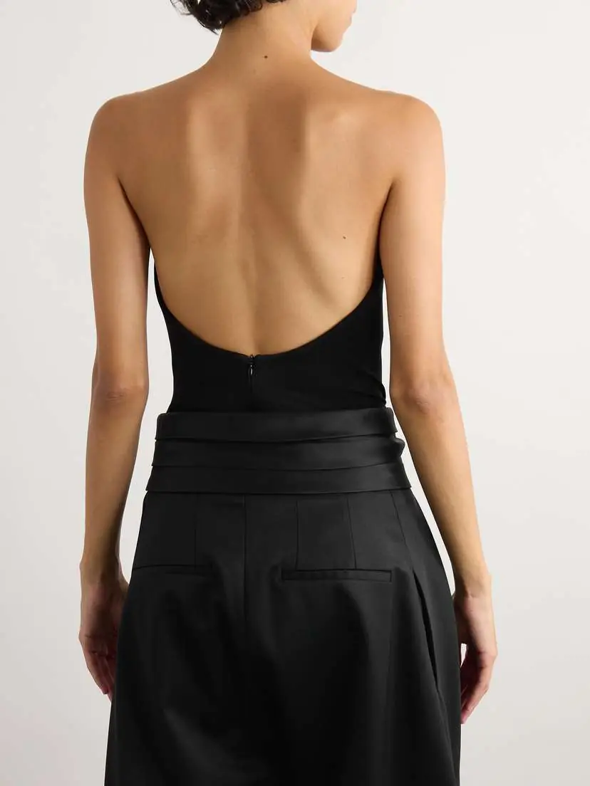 Alaïa Strapless Jersey Bodysuit | Thumbnail 3 Alaïa Strapless Jersey Bodysuit | Thumbnail 3