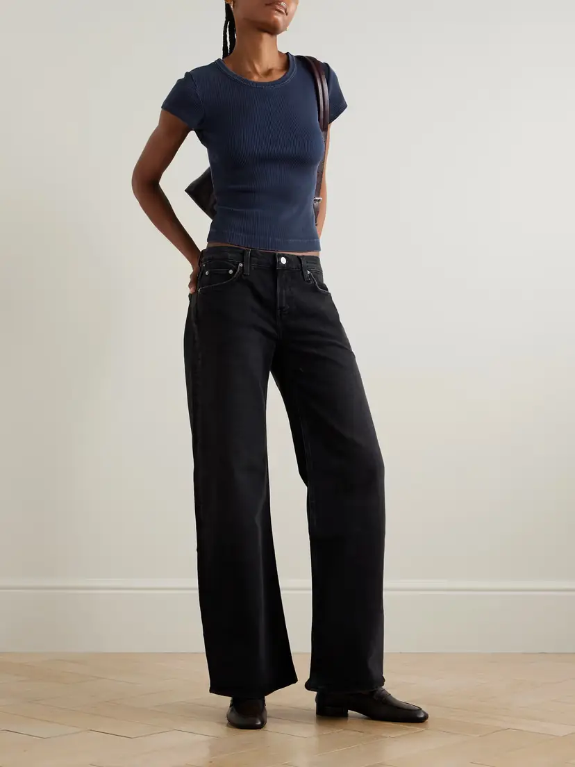 Citizens of Humanity Nello Ribbed Jersey T-shirt | Thumbnail 2