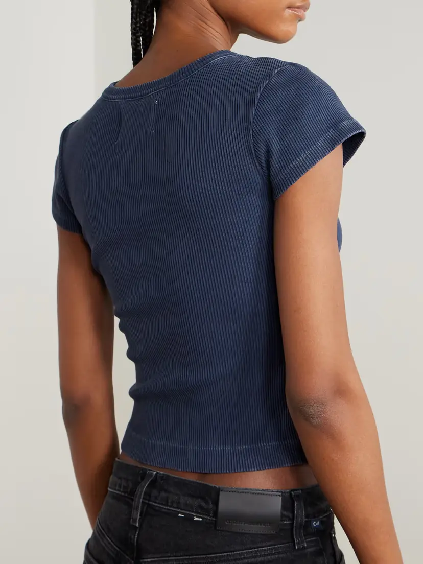 Citizens of Humanity Nello Ribbed Jersey T-shirt | Thumbnail 3