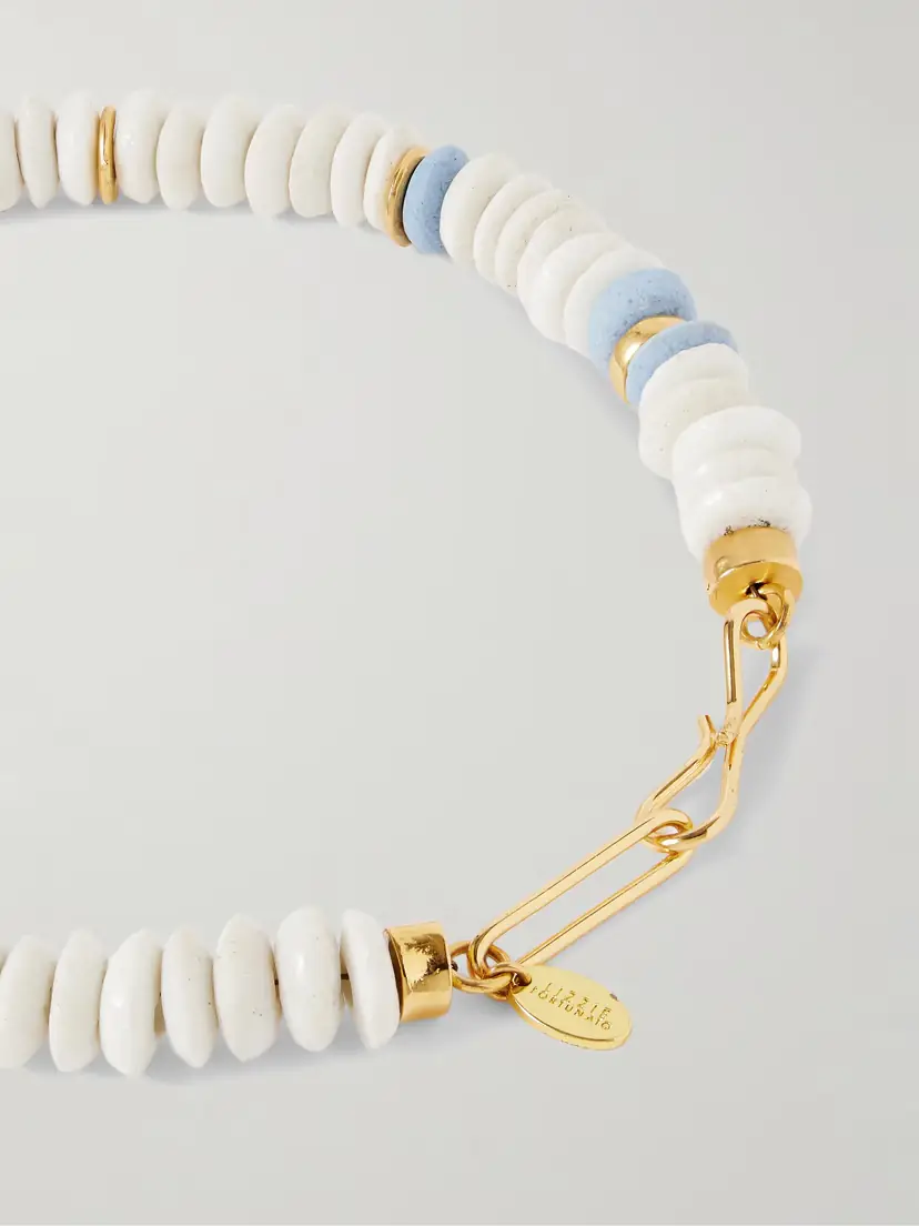 Lizzie Fortunato Laguna Gold-plated Beaded Necklace | Thumbnail 3 Lizzie Fortunato Laguna Gold-plated Beaded Necklace | Thumbnail 3