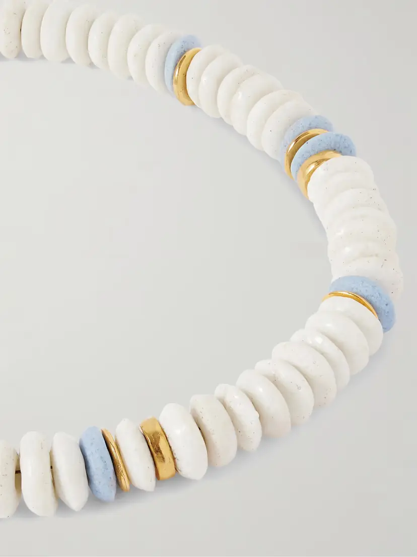 Lizzie Fortunato Laguna Gold-plated Beaded Necklace | Thumbnail 4 Lizzie Fortunato Laguna Gold-plated Beaded Necklace | Thumbnail 4