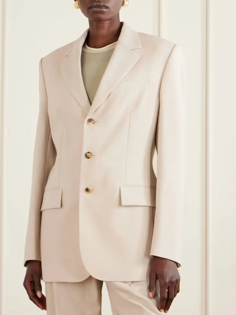 Wardrobe.NYC Wool-crepe Blazer | Thumbnail 3 Wardrobe.NYC Wool-crepe Blazer | Thumbnail 3