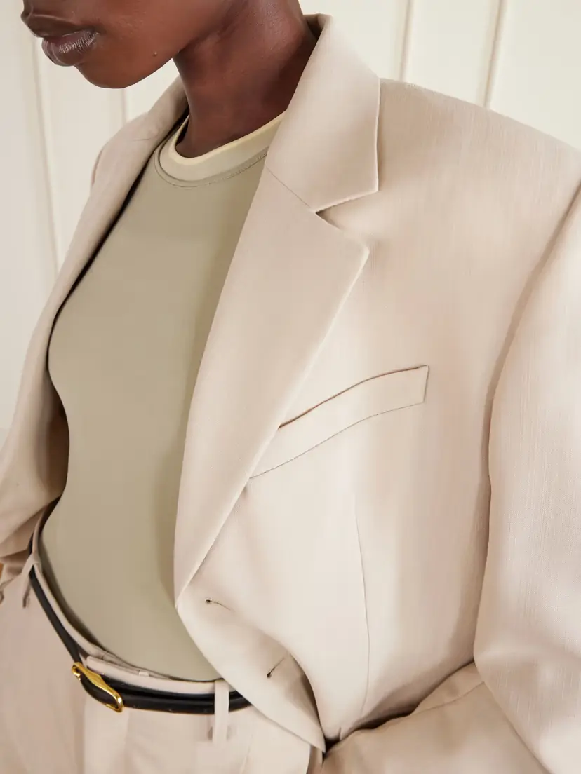 Wardrobe.NYC Wool-crepe Blazer | Thumbnail 5 Wardrobe.NYC Wool-crepe Blazer | Thumbnail 5