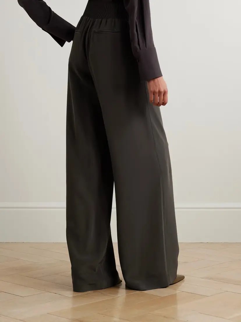 Joseph Nour Crepe Wide-leg Pants | Thumbnail 3 Joseph Nour Crepe Wide-leg Pants | Thumbnail 3