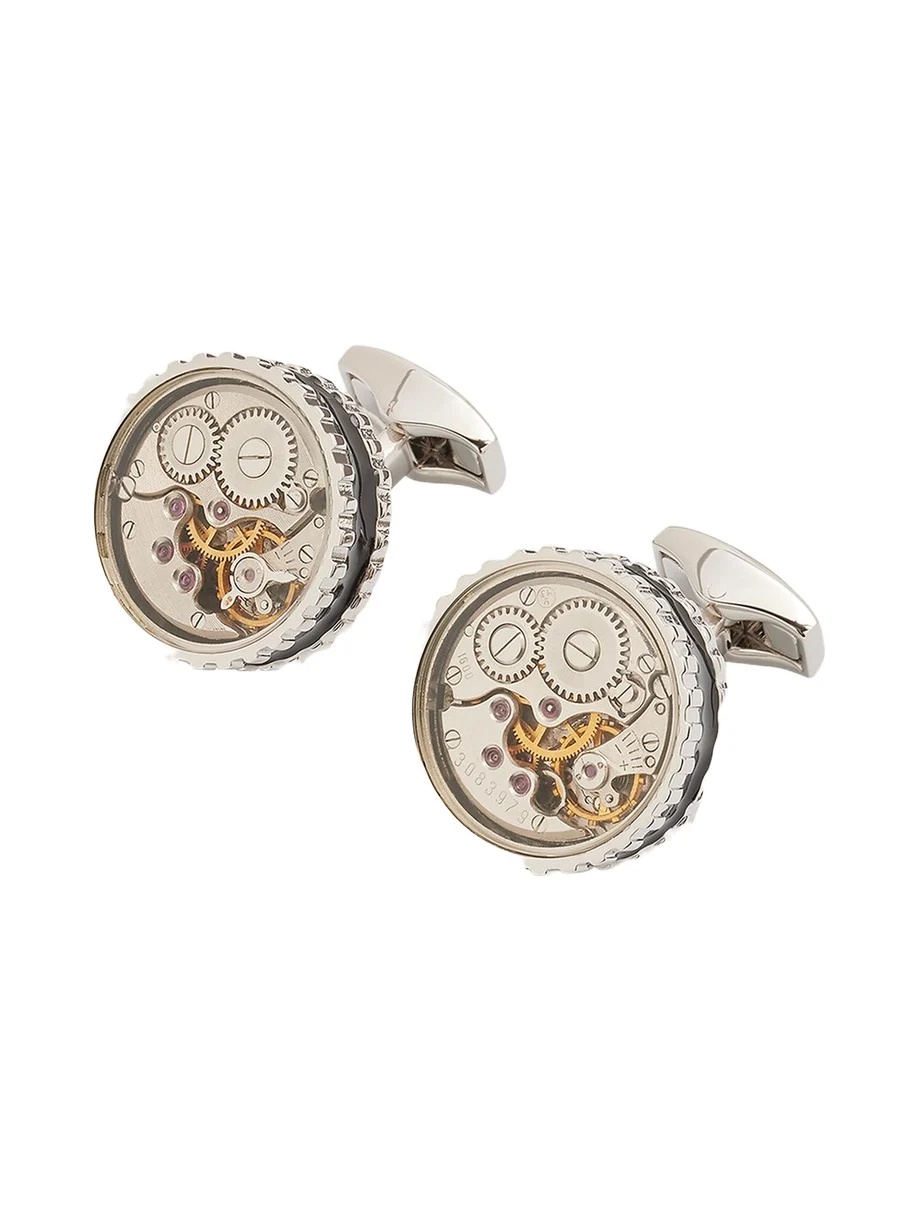 Men's Round Skeleton Gear Cufflinks Men's Round Skeleton Gear Cufflinks