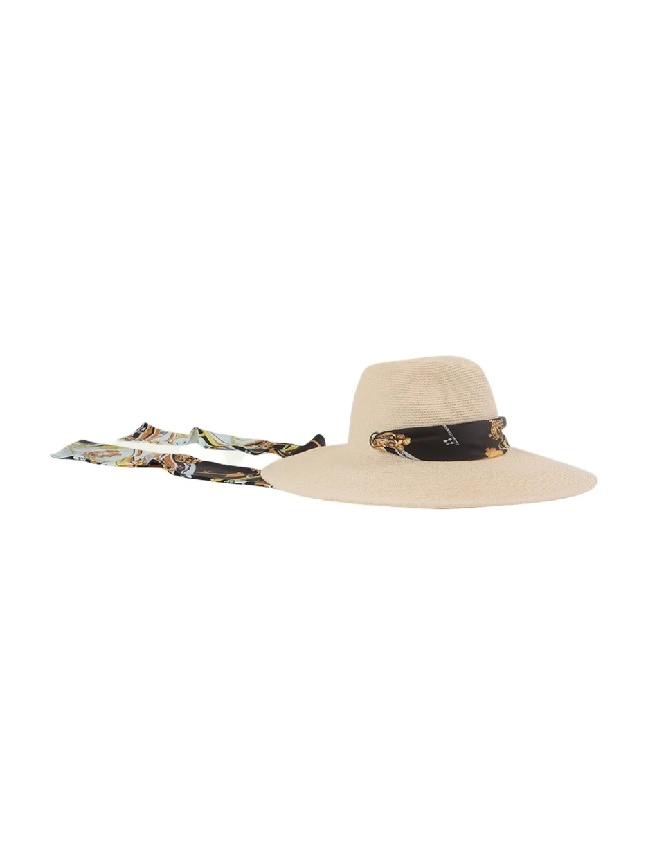 Eugenia Kim Cassidy Sun Hat with Satin Scarf