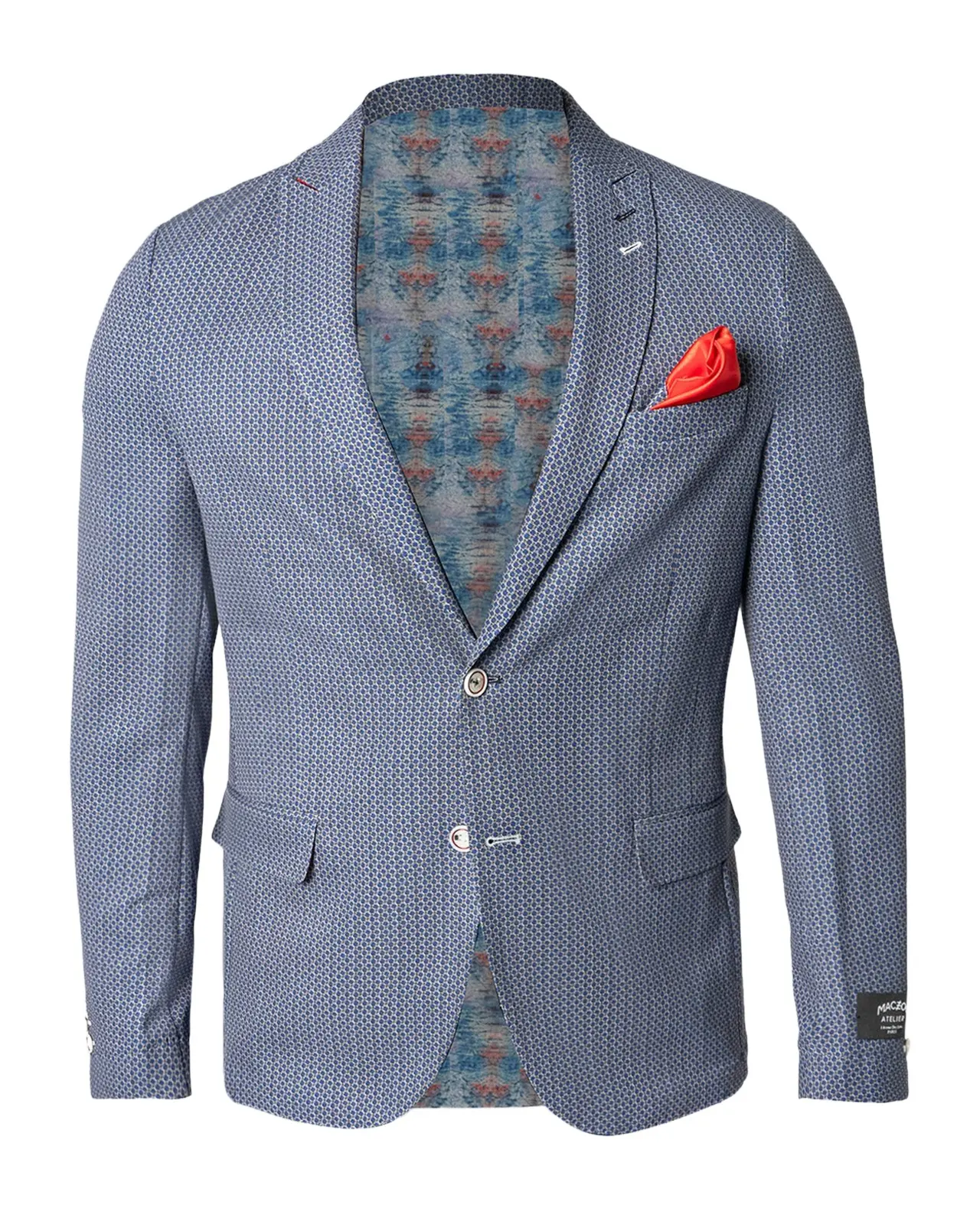 Men's Descartes Micro-Geometric Unconstructed Blazer