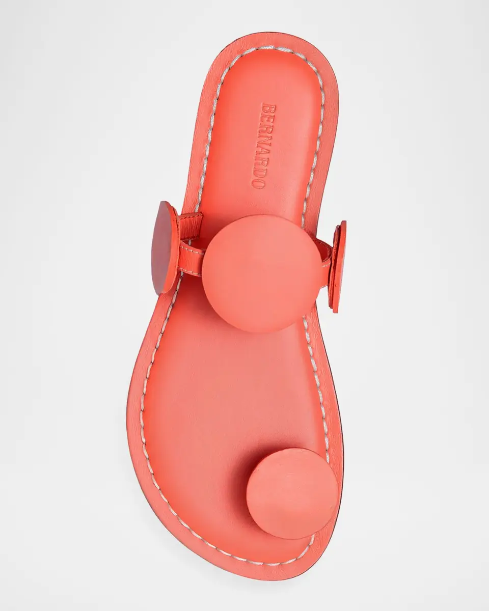 Bernardo New Moon Circle Leather Flat Sandals | Thumbnail 14 Bernardo New Moon Circle Leather Flat Sandals | Thumbnail 14