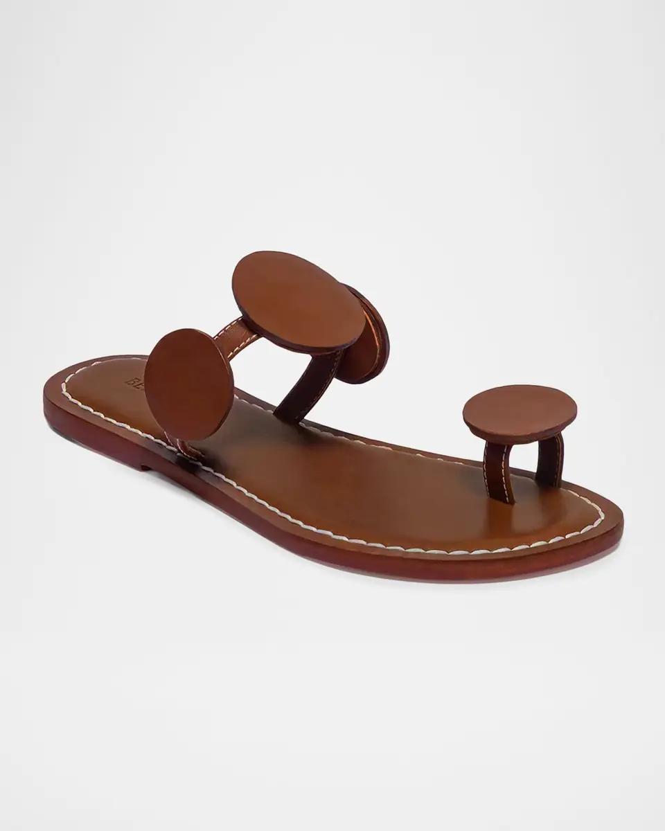 Bernardo New Moon Circle Leather Flat Sandals | Thumbnail 10 Bernardo New Moon Circle Leather Flat Sandals | Thumbnail 10