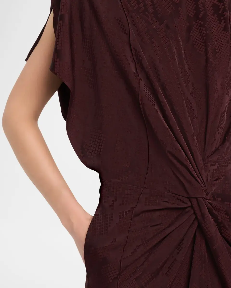 Stella McCartney Fluid Jacquard Midi Dress | Thumbnail 5