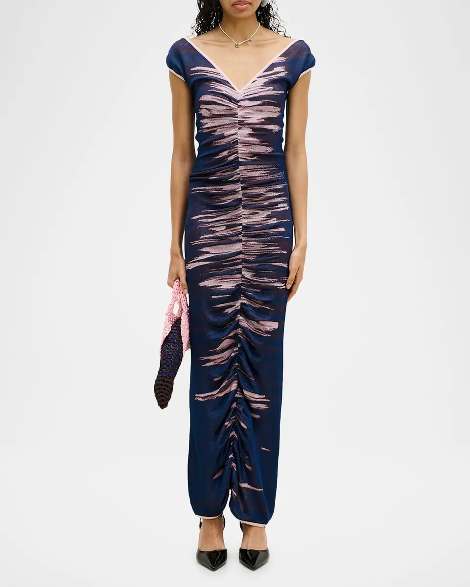 PH5 Danio Ruched Open-Back Maxi Dress | Thumbnail 2