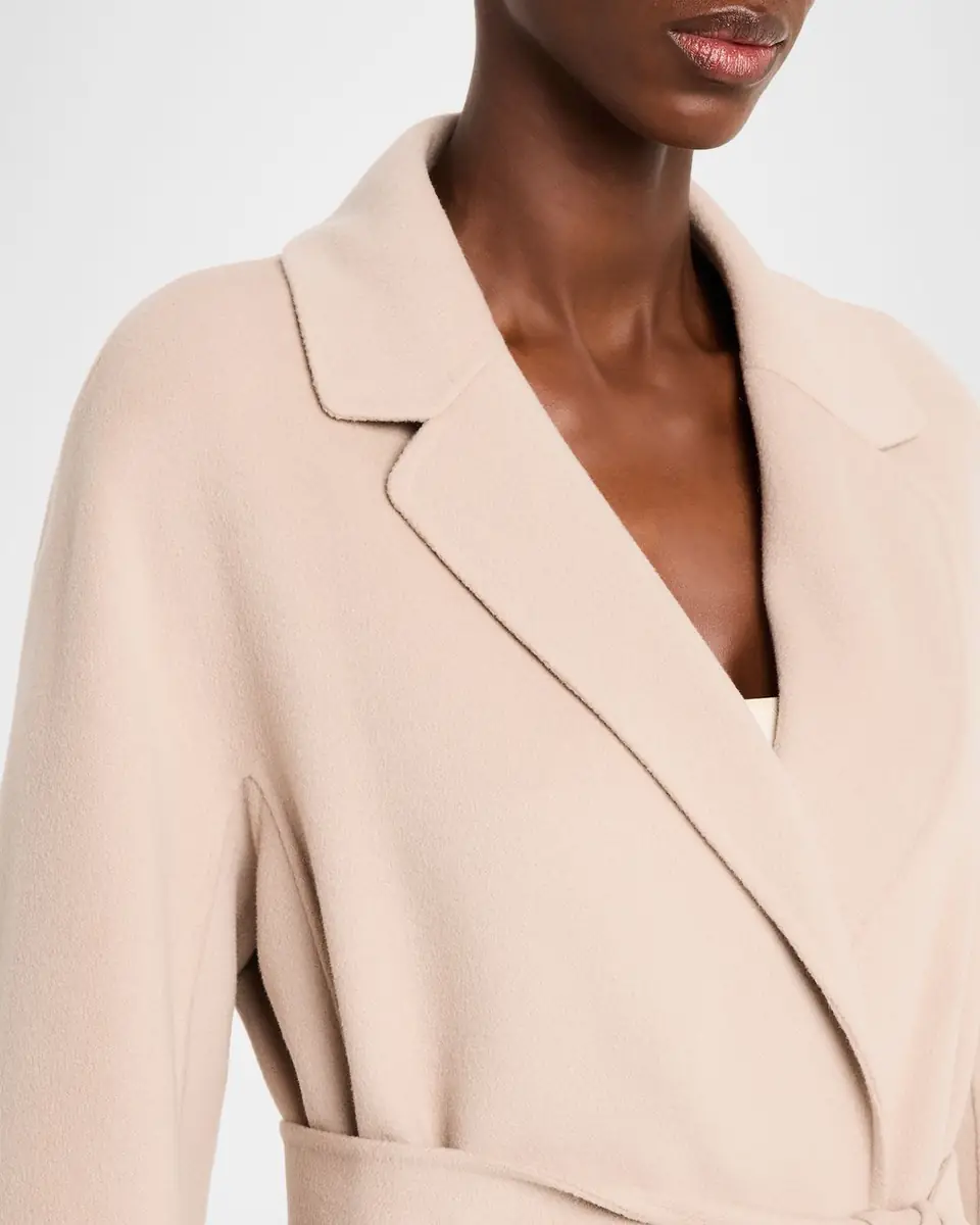 Max Mara Double-Faced Wool Wrap Coat | Thumbnail 5
