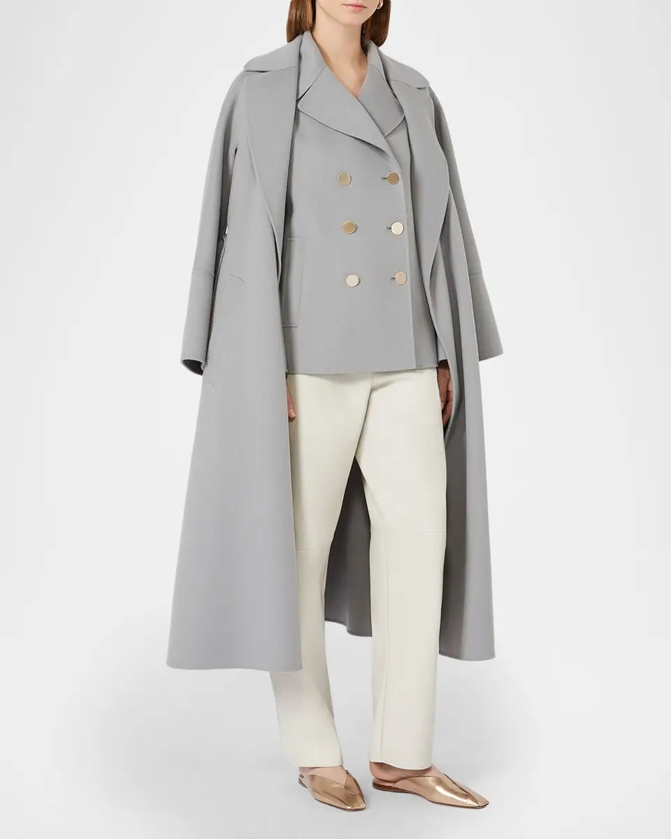 Max Mara Margot Double-Breasted Wool Short Coat | Thumbnail 2 Max Mara Margot Double-Breasted Wool Short Coat | Thumbnail 2