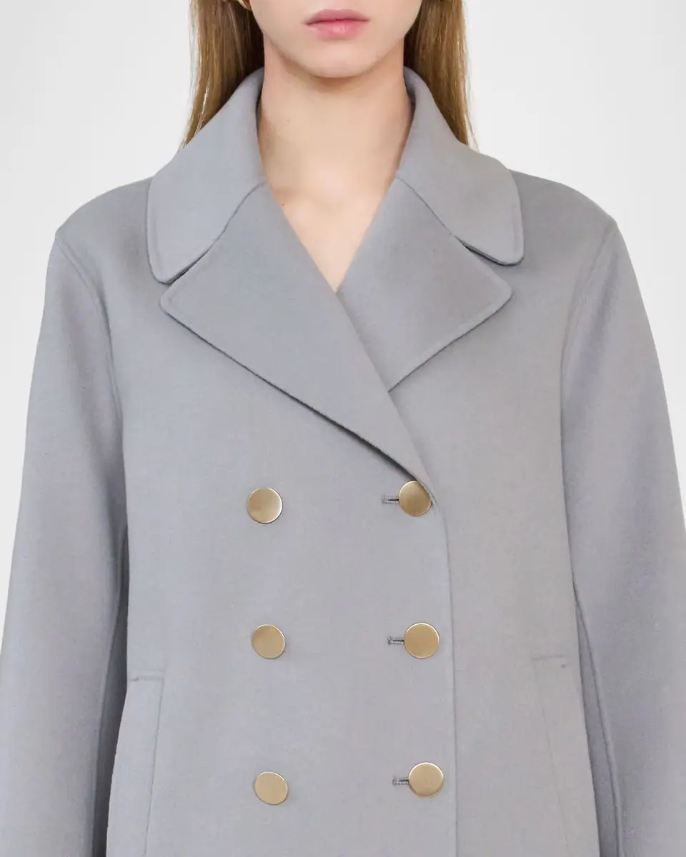 Max Mara Margot Double-Breasted Wool Short Coat | Thumbnail 5 Max Mara Margot Double-Breasted Wool Short Coat | Thumbnail 5