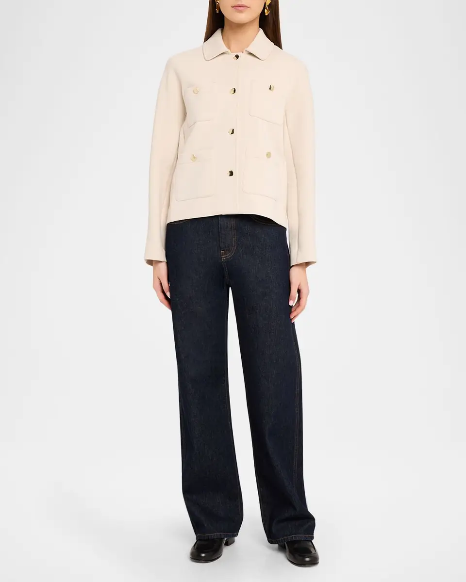 Max Mara Armonioso Scuba Jersey Boxy Jacket | Thumbnail 2