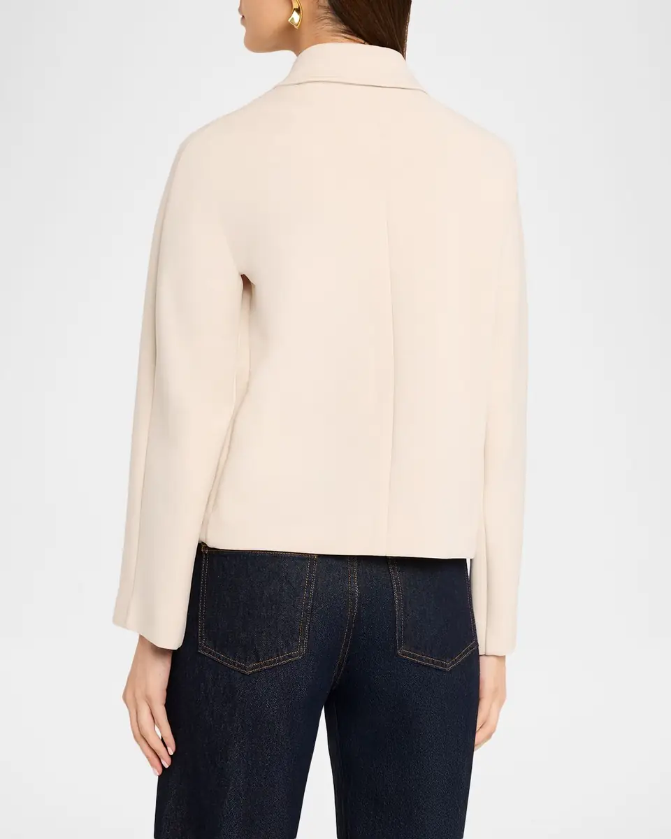 Max Mara Armonioso Scuba Jersey Boxy Jacket | Thumbnail 3