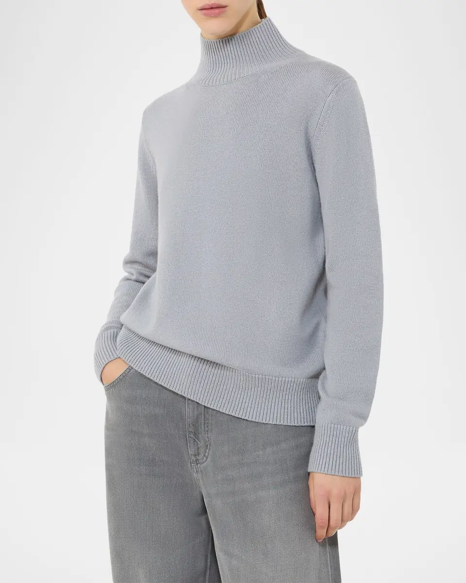 Max Mara Fragola Wool-Cashmere Mock-Neck Sweater | Thumbnail 3 Max Mara Fragola Wool-Cashmere Mock-Neck Sweater | Thumbnail 3