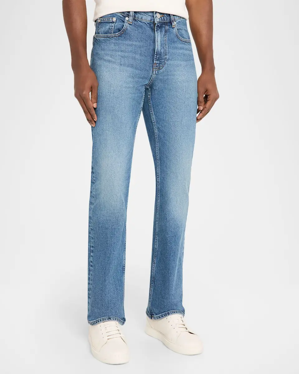 FRAME Men's Comfort Denim Straight Leg Jeans | Thumbnail 4