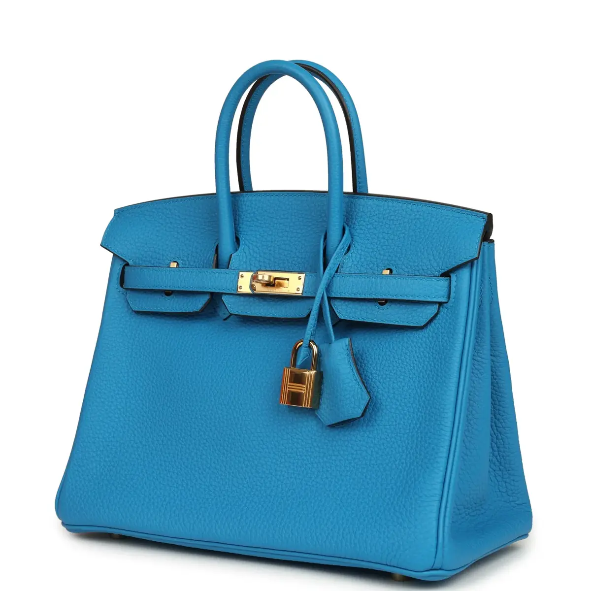 HERMÈS Hermes Birkin 25 Bleu Zanzibar Togo Gold Hardware | Thumbnail 5 HERMÈS Hermes Birkin 25 Bleu Zanzibar Togo Gold Hardware | Thumbnail 5