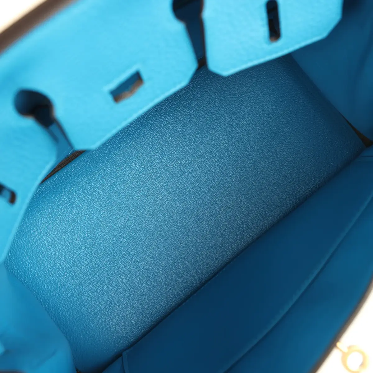 HERMÈS Hermes Birkin 25 Bleu Zanzibar Togo Gold Hardware | Thumbnail 8 HERMÈS Hermes Birkin 25 Bleu Zanzibar Togo Gold Hardware | Thumbnail 8