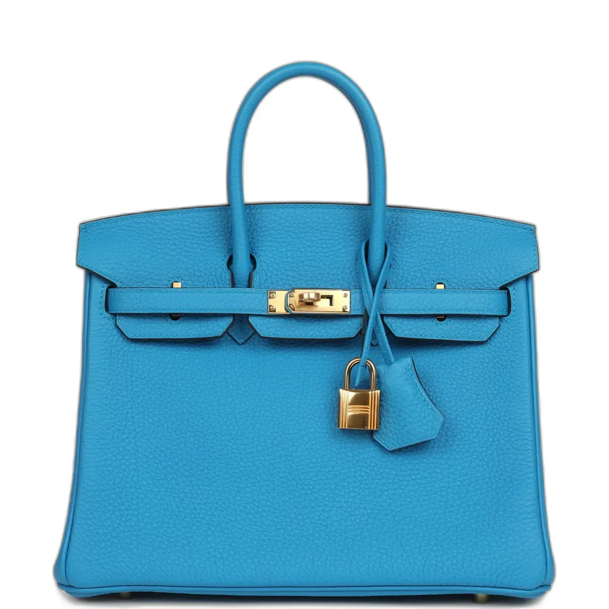 Hermes Birkin 25 Bleu Zanzibar Togo Gold Hardware Hermes Birkin 25 Bleu Zanzibar Togo Gold Hardware