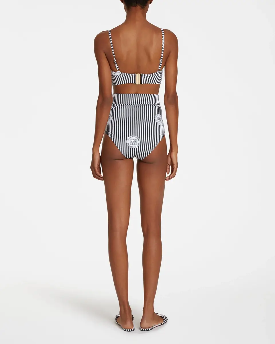 Emporio Sirenuse Pia Bikini Monogram Striped | Thumbnail 4 Emporio Sirenuse Pia Bikini Monogram Striped | Thumbnail 4
