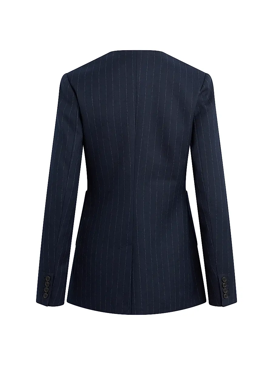 Favorite Daughter Women's The Busy Woman Pinstriped Blazer | Thumbnail 5