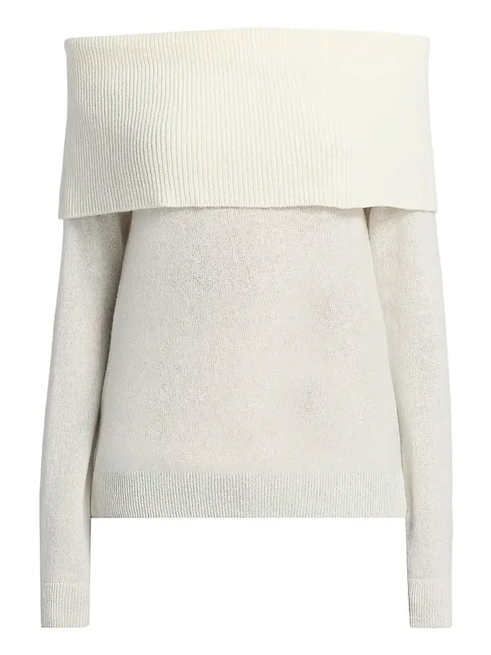 Women's Cashmere Off-The-Shoulder Sweater