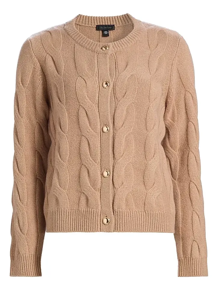 Women's Cashmere Cable-Knit Cardigan Women's Cashmere Cable-Knit Cardigan
