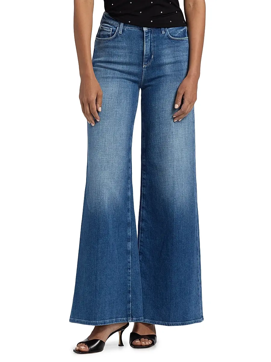 L'Agence Women's Quincy High-Rise Wide-Leg Jeans | Thumbnail 3 L'Agence Women's Quincy High-Rise Wide-Leg Jeans | Thumbnail 3