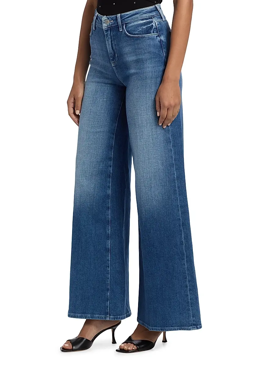 L'Agence Women's Quincy High-Rise Wide-Leg Jeans | Thumbnail 4 L'Agence Women's Quincy High-Rise Wide-Leg Jeans | Thumbnail 4