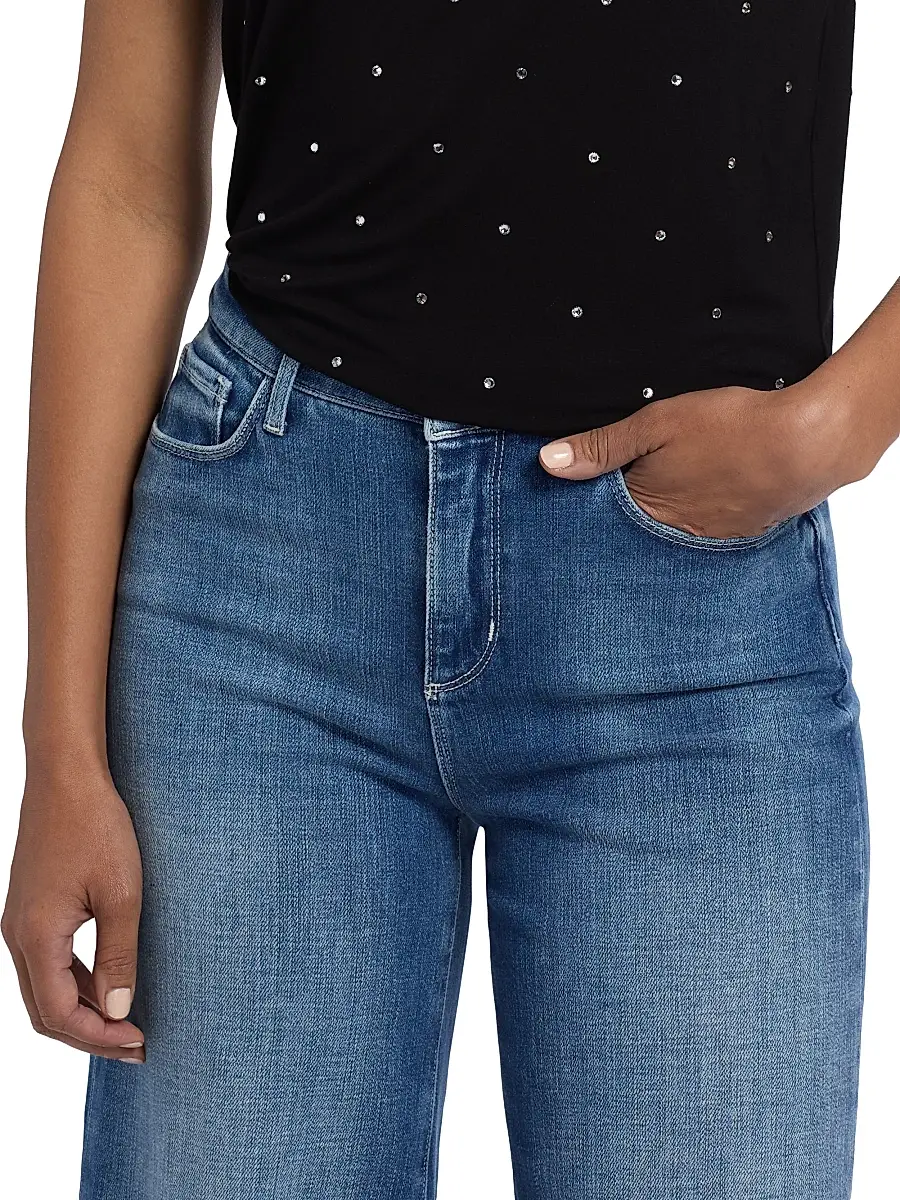 L'Agence Women's Quincy High-Rise Wide-Leg Jeans | Thumbnail 6 L'Agence Women's Quincy High-Rise Wide-Leg Jeans | Thumbnail 6