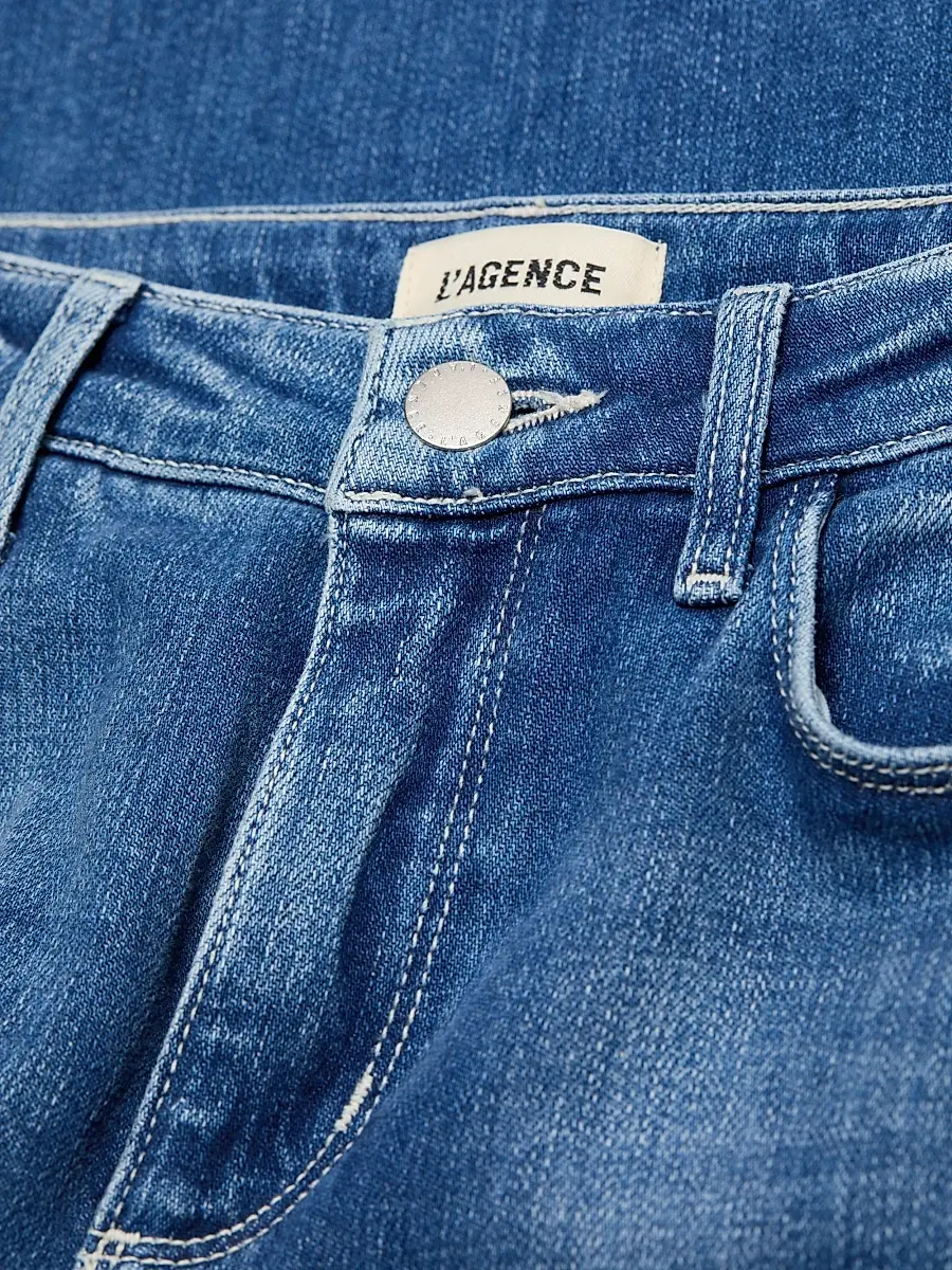 L'Agence Women's Quincy High-Rise Wide-Leg Jeans | Thumbnail 7 L'Agence Women's Quincy High-Rise Wide-Leg Jeans | Thumbnail 7