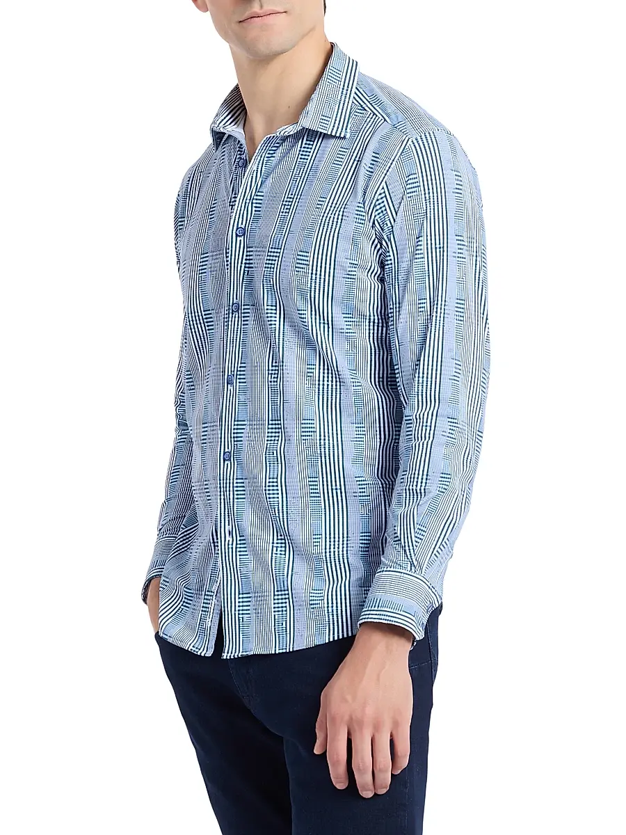Robert Graham Men's Charnwood Geometric Shirt | Thumbnail 4