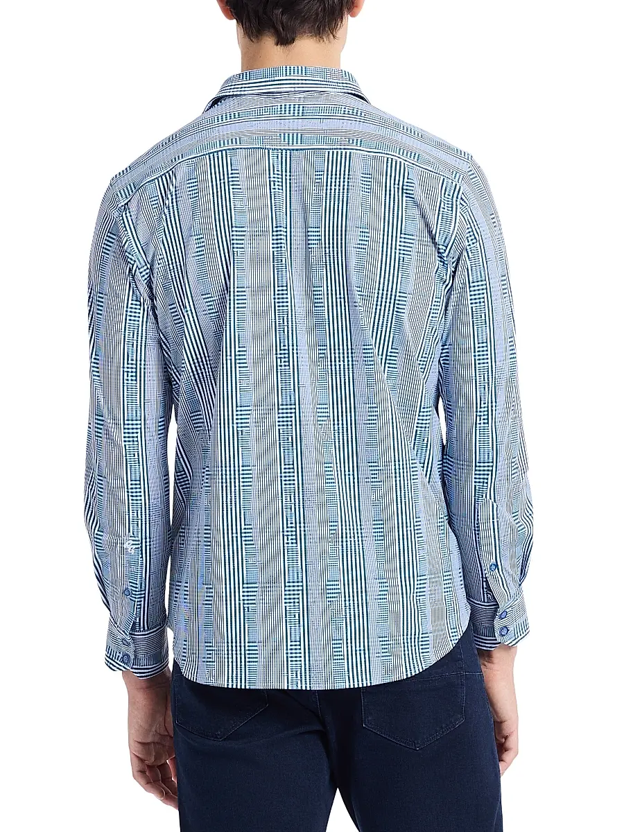 Robert Graham Men's Charnwood Geometric Shirt | Thumbnail 5