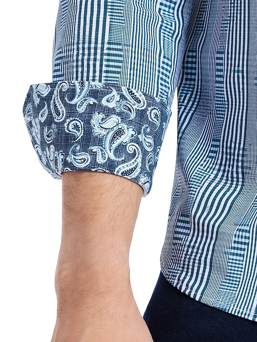 Robert Graham Men's Charnwood Geometric Shirt | Thumbnail 6