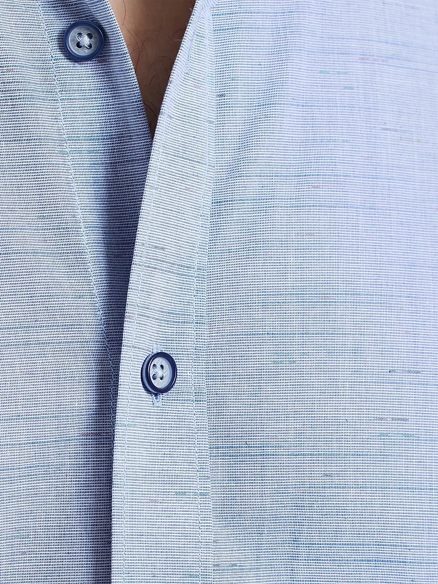Robert Graham Men's Avondale Woven Chambray Cotton Shirt | Thumbnail 7 Robert Graham Men's Avondale Woven Chambray Cotton Shirt | Thumbnail 7