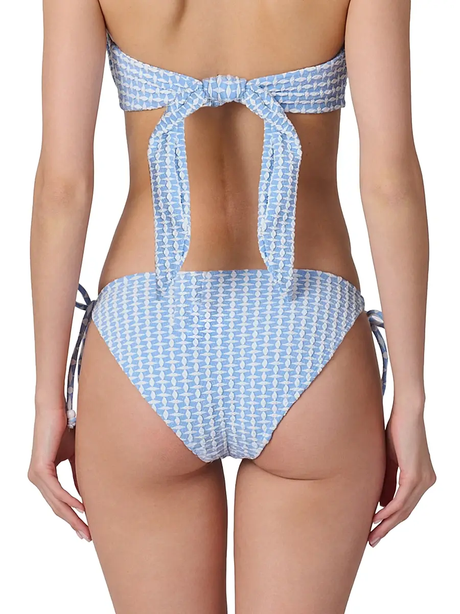 Shoshanna Women's Geo Text Triangle Bikini Bottom | Thumbnail 3 Shoshanna Women's Geo Text Triangle Bikini Bottom | Thumbnail 3